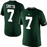 Men Nike New York Jets 7 Geno Smith Pride Name x26 Number T-Shirt Green,baseball caps,new era cap wholesale,wholesale hats