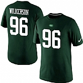 Men Nike New York Jets 96 Muhammad Wilkerson Pride Name x26 Number T-Shirt Green,baseball caps,new era cap wholesale,wholesale hats