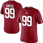 Men Nike San Francisco 49ers 99 Smith Pride Name x26 Number T-Shirt Red,baseball caps,new era cap wholesale,wholesale hats