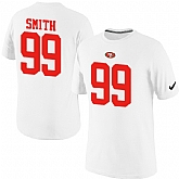 Men Nike San Francisco 49ers 99 Smith Pride Name x26 Number T-Shirt White,baseball caps,new era cap wholesale,wholesale hats