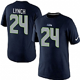 Men Nike Seattle Seahawks 24 Marshawn Lynch Pride Name x26 Number T-Shirt,baseball caps,new era cap wholesale,wholesale hats