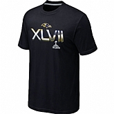 Men's Baltimore Ravens 2012 Super Bowl XLVII On Our Way Black T-Shirt,baseball caps,new era cap wholesale,wholesale hats
