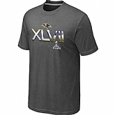 Men's Baltimore Ravens 2012 Super Bowl XLVII On Our Way D.Grey T-Shirt,baseball caps,new era cap wholesale,wholesale hats