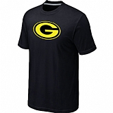 Men's Green Bay Packers Neon Logo Charcoal Black T-shirt,baseball caps,new era cap wholesale,wholesale hats
