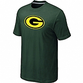 Men's Green Bay Packers Neon Logo Charcoal D.Green T-shirt,baseball caps,new era cap wholesale,wholesale hats