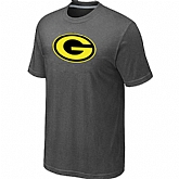 Men's Green Bay Packers Neon Logo Charcoal D.Grey T-shirt,baseball caps,new era cap wholesale,wholesale hats