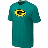 Men's Green Bay Packers Neon Logo Charcoal Green T-shirt,baseball caps,new era cap wholesale,wholesale hats