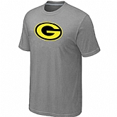 Men's Green Bay Packers Neon Logo Charcoal L.Grey T-shirt,baseball caps,new era cap wholesale,wholesale hats