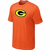 Men's Green Bay Packers Neon Logo Charcoal Orange T-shirt,baseball caps,new era cap wholesale,wholesale hats