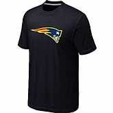 Men's New England Patriots Neon Logo Charcoal Black T-shirt,baseball caps,new era cap wholesale,wholesale hats