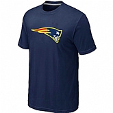 Men's New England Patriots Neon Logo Charcoal D.Blue T-shirt,baseball caps,new era cap wholesale,wholesale hats