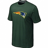 Men's New England Patriots Neon Logo Charcoal D.Green T-shirt,baseball caps,new era cap wholesale,wholesale hats