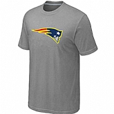 Men's New England Patriots Neon Logo Charcoal L.Grey T-shirt,baseball caps,new era cap wholesale,wholesale hats