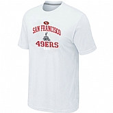 Men's San Francisco 49ers Super Bowl XLVII Heart & Soul White T-Shirt,baseball caps,new era cap wholesale,wholesale hats
