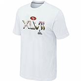 Men's San Francisco 49ers Super Bowl XLVII On Our Way White T-Shirt,baseball caps,new era cap wholesale,wholesale hats