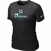 Miami Dolphins Black Women's Critical Victory T-Shirt,baseball caps,new era cap wholesale,wholesale hats