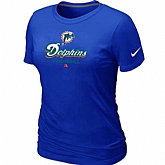 Miami Dolphins Blue Women's Critical Victory T-Shirt,baseball caps,new era cap wholesale,wholesale hats