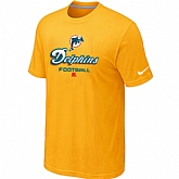 Miami Dolphins Critical Victory Yellow T-Shirt,baseball caps,new era cap wholesale,wholesale hats