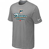 Miami Dolphins Critical Victory light Grey T-Shirt,baseball caps,new era cap wholesale,wholesale hats