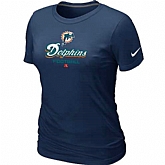 Miami Dolphins D.Blue Women's Critical Victory T-Shirt,baseball caps,new era cap wholesale,wholesale hats