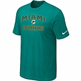 Miami Dolphins Heart & Soul Greenl T-Shirt,baseball caps,new era cap wholesale,wholesale hats
