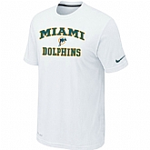 Miami Dolphins Heart & Soul Whitel T-Shirt,baseball caps,new era cap wholesale,wholesale hats