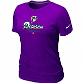 Miami Dolphins Purple Women's Critical Victory T-Shirt,baseball caps,new era cap wholesale,wholesale hats