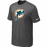 Miami Dolphins Sideline Legend Authentic Logo T-Shirt Dark grey,baseball caps,new era cap wholesale,wholesale hats