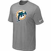 Miami Dolphins Sideline Legend Authentic Logo T-Shirt Light grey,baseball caps,new era cap wholesale,wholesale hats