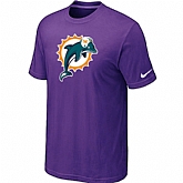 Miami Dolphins Sideline Legend Authentic Logo T-Shirt Purple,baseball caps,new era cap wholesale,wholesale hats