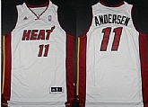 Miami Heat #11 Chris Andersen Revolution 30 Swingman White Jerseys,baseball caps,new era cap wholesale,wholesale hats