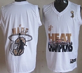 Miami Heat #3 Dwyane Wade 2013 NBA Champions White Fashion Jerseys,baseball caps,new era cap wholesale,wholesale hats