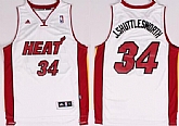 Miami Heat #34 J.Shuttlesworth Nickname White Swingman Jerseys,baseball caps,new era cap wholesale,wholesale hats