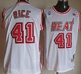 Miami Heat #41 Glen Rice White Throwback Swingman Jerseys,baseball caps,new era cap wholesale,wholesale hats