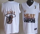 Miami Heat #6 LeBron James 2013 NBA Champions White Fashion Jerseys,baseball caps,new era cap wholesale,wholesale hats