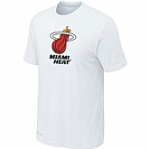 Miami Heat Big & Tall Primary Logo white T-Shirt,baseball caps,new era cap wholesale,wholesale hats
