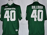 Michigan State Spartans #40 Max Bullough 2013 Green Big 10 Patch Jerseys,baseball caps,new era cap wholesale,wholesale hats