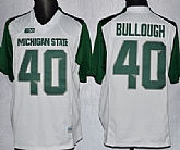 Michigan State Spartans #40 Max Bullough 2013 White Big 10 Patch Jerseys,baseball caps,new era cap wholesale,wholesale hats