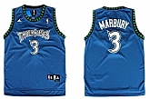 Minnesota Timberwolves #3 Stephon Marbury Blue Swingman Jerseys,baseball caps,new era cap wholesale,wholesale hats