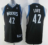 Minnesota Timberwolves #42 Kevin Love Black And Gray Fadeaway Fashion Jerseys,baseball caps,new era cap wholesale,wholesale hats