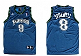 Minnesota Timberwolves #8 Latrell Sprewell Blue Swingman Jerseys,baseball caps,new era cap wholesale,wholesale hats