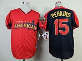 Minnesota Twins #15 Glen Perkins 2014 All Star Red Jerseys,baseball caps,new era cap wholesale,wholesale hats