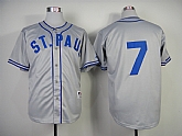 Minnesota Twins #7 Joe Mauer 1948 Throwback St.Paul Saints Gray Jerseys,baseball caps,new era cap wholesale,wholesale hats