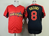 Minnesota Twins #8 Suzuki 2014 All Star Red Jerseys,baseball caps,new era cap wholesale,wholesale hats