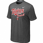 Minnesota Twins 2014 Home Practice T-Shirt - Dark Grey,baseball caps,new era cap wholesale,wholesale hats