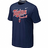 Minnesota Twins 2014 Home Practice T-Shirt - Dark blue,baseball caps,new era cap wholesale,wholesale hats