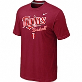 Minnesota Twins 2014 Home Practice T-Shirt - Red,baseball caps,new era cap wholesale,wholesale hats