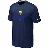 Minnesota Vikings Critical Victory D.Blue T-Shirt,baseball caps,new era cap wholesale,wholesale hats