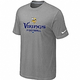 Minnesota Vikings Critical Victory light Grey T-Shirt,baseball caps,new era cap wholesale,wholesale hats