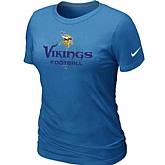 Minnesota Vikings L.blue Women's Critical Victory T-Shirt,baseball caps,new era cap wholesale,wholesale hats